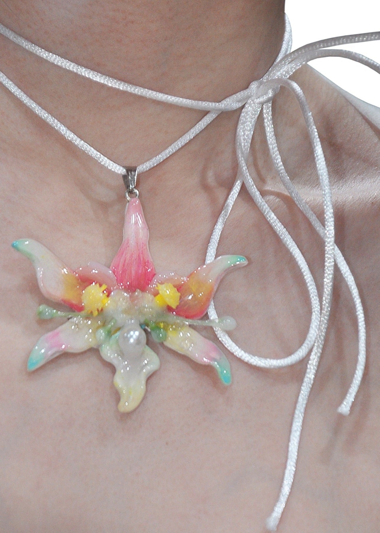 Pink & Green Water Orchid