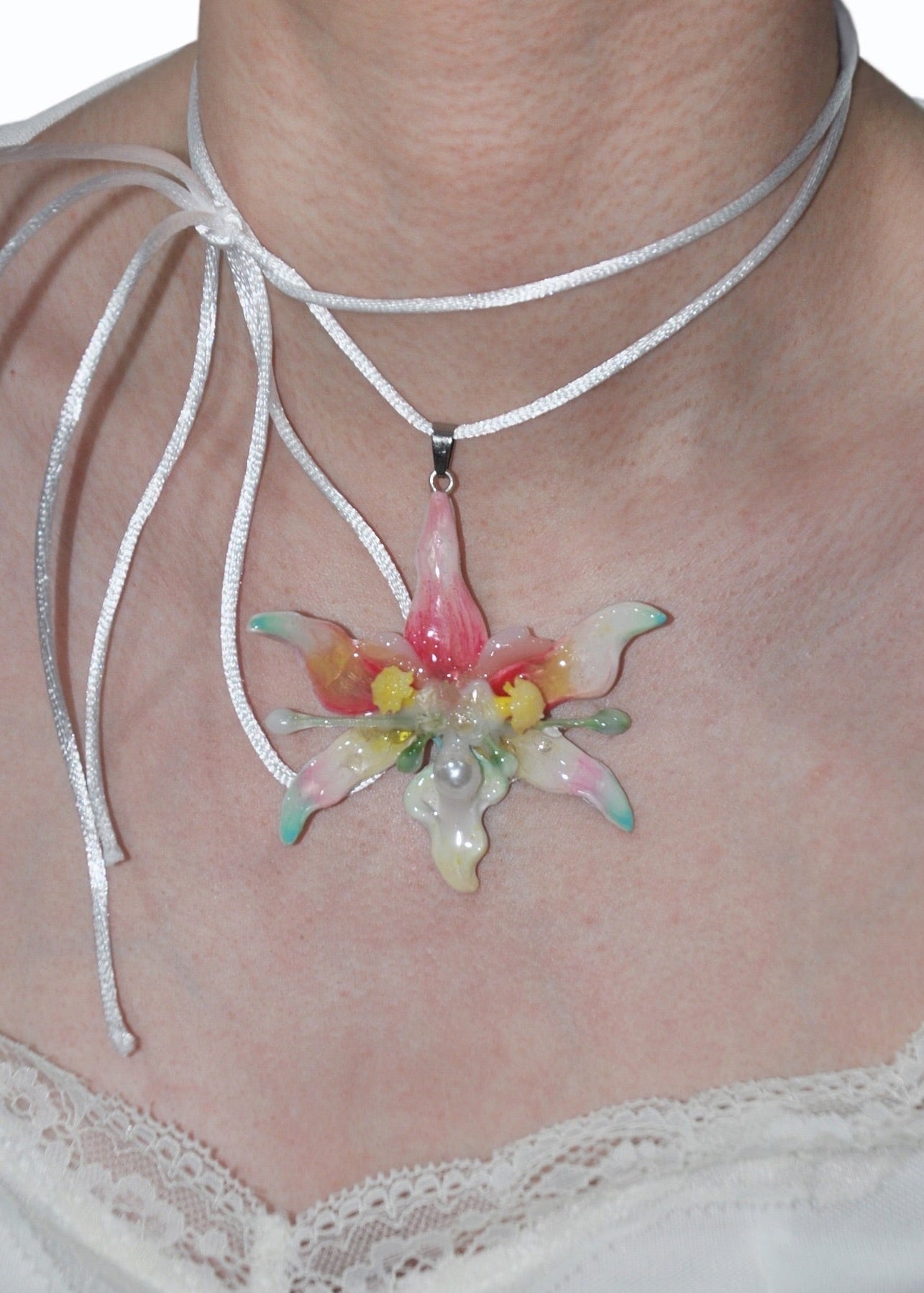 Pink & Green Water Orchid