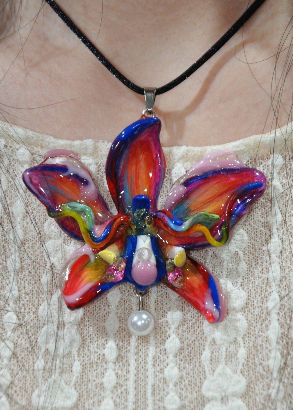 The Color of Life - Abstract Orchid