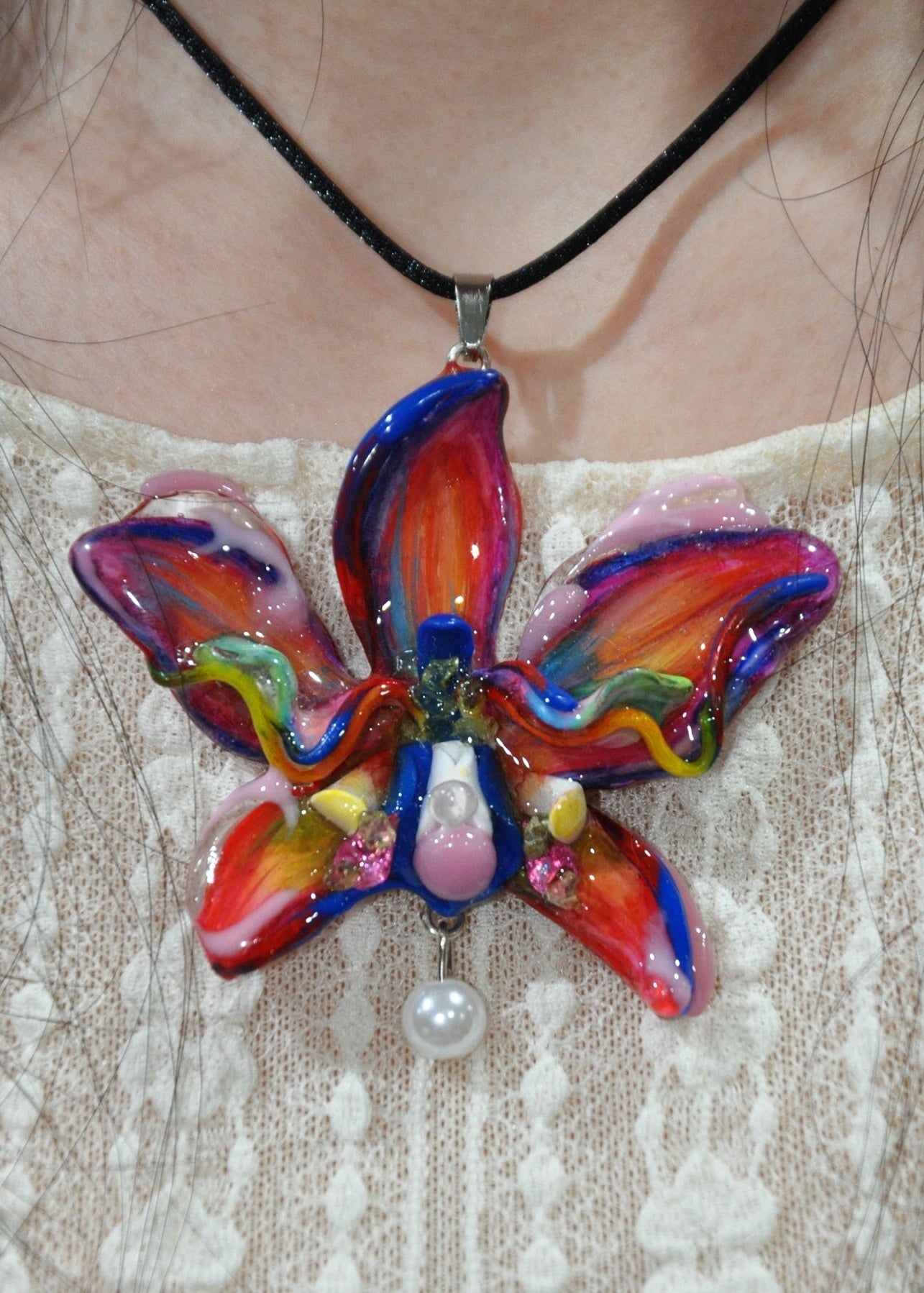 The Color of Life - Abstract Orchid
