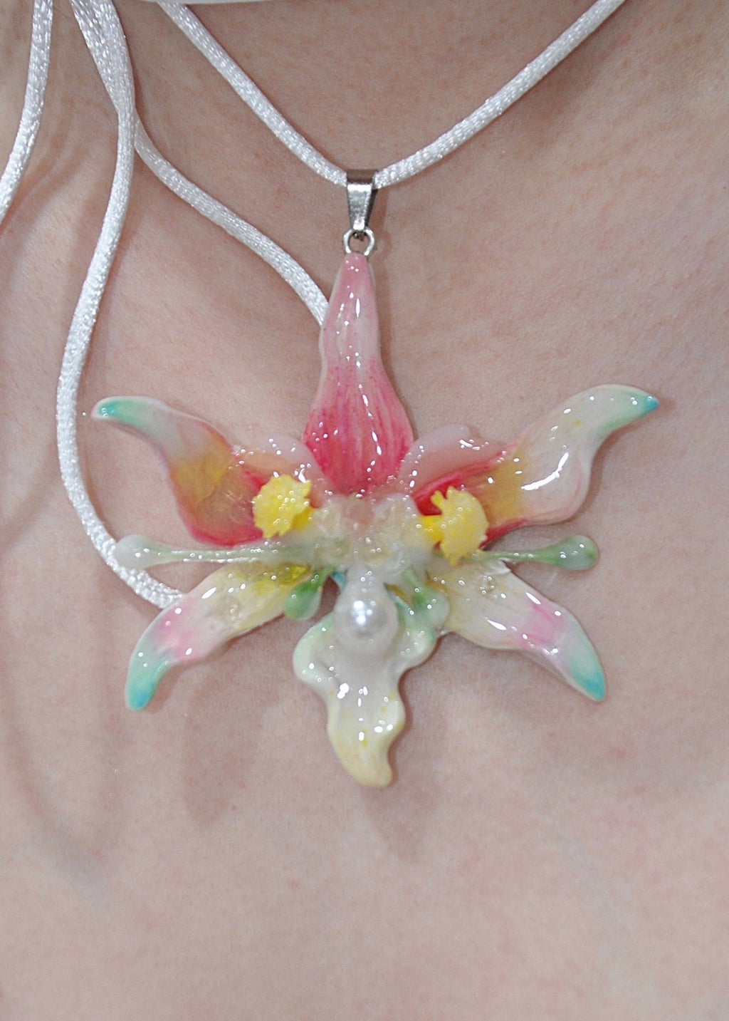 Pink & Green Water Orchid